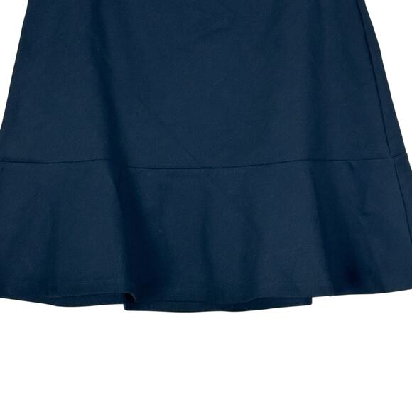 Loft Skirt Womens S Black A-Line Flared Minimalist Preppy Classic Dark Academia - Picture 3 of 5